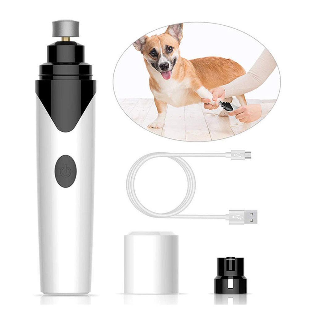 "Pet Dog & Cat Electric Nail Clippers and Pencil Sharpener – Safe & Quiet Nail Grinder, Easy Cleaning Nail Clipper Tool for Pets"