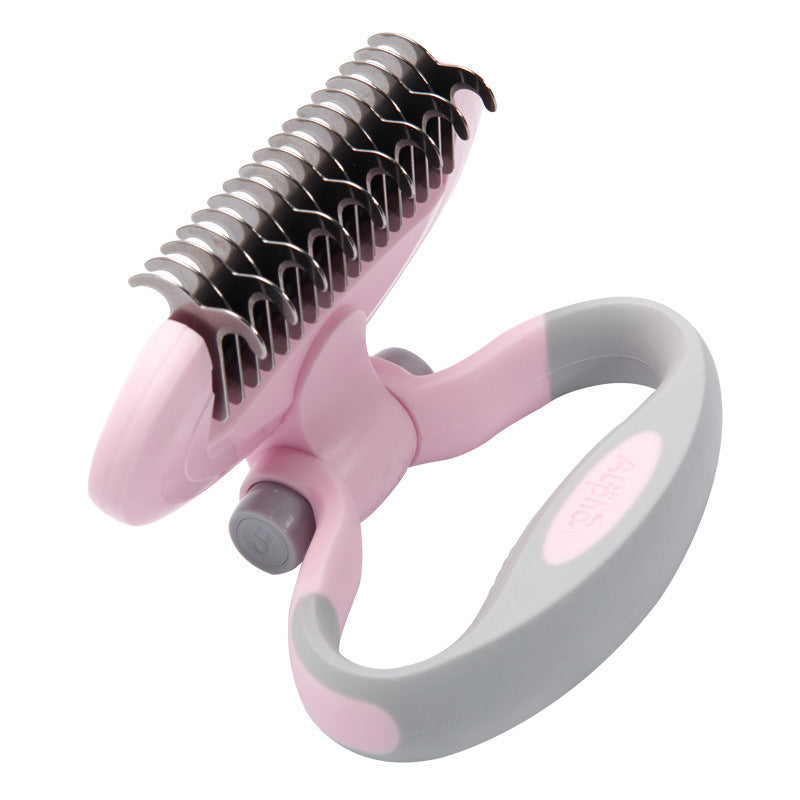 "Grooming and Cleaning Supplies Dog Comb Knot Remover – Detangling and Dematting Brush for Dogs and Cats"