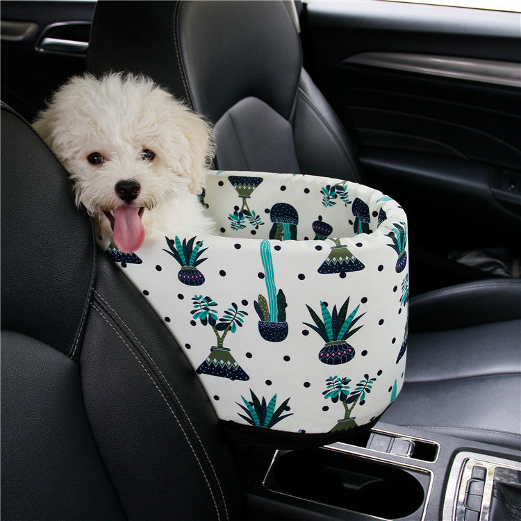 "Removable Zipper Pet Nest for Car – Comfortable & Portable Pet Bed, Perfect for Dogs and Cats, Washable Car Seat Nest with Zipper Closure"