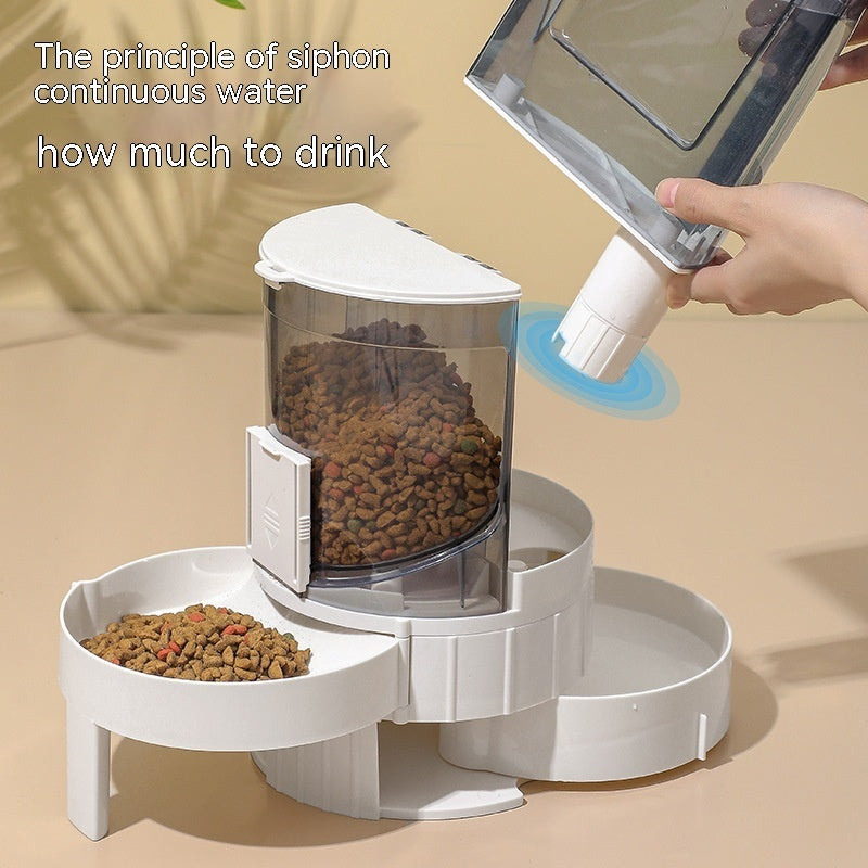 "Automatic Water Change Pet Feeder – Smart Pet Water Dispenser with Continuous Fresh Water Flow, Ideal for Dogs and Cats"