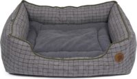 Petface Moss Green Square Dog Bed, Large