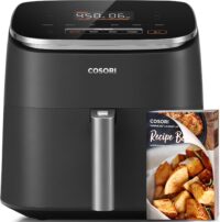 COSORI Air Fryer 9-in-1, Compact & Large 6-Qt, Fast Turbo Modes, 90-450°F Even Results, Precision Heating, Up to 95% Less Oil*, Roast, Bake, Dry, Reheat...