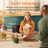COSORI Air Fryer 9-in-1, Compact & Large 6-Qt, Fast Turbo Modes, 90-450°F Even Results, Precision Heating, Up to 95% Less Oil*, Roast, Bake, Dry, Reheat... - Image 9