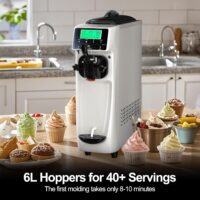 Ice Cream Maker Machine for Home, 5 Inch Screen Soft Serve Ice Cream Machine