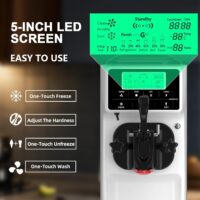 Ice Cream Maker Machine for Home, 5 Inch Screen Soft Serve Ice Cream Machine - Image 6