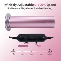4.8IN Longer Electric Foot Callus Remover with 80pcs Sandpaper Discs Tools for Dead Skin (Pink) - Image 5