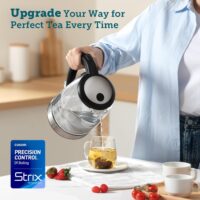 Cosori Electric Kettle, No Plastic Filter & Spout, Stainless Steel Inner Lid, Tea Kettle & Hot Water Boiler For Coffee & Tea, Water Heater.... - Image 3