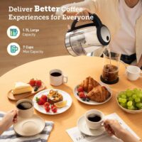 Cosori Electric Kettle, No Plastic Filter & Spout, Stainless Steel Inner Lid, Tea Kettle & Hot Water Boiler For Coffee & Tea, Water Heater.... - Image 4