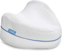 Legacy Leg & Knee Foam Support Pillow for Side Sleepers Soothing Relief for Back, HIPS, Knees, Joints, Nerves & Muscles