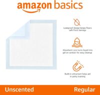 Amazon Basics X-Large Absorbent Puppy Pads, Leak-Proof, Quick-Dry, 28 x 34 Inches, Pack of 50, Blue & White - Image 3
