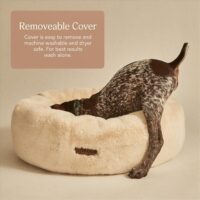 UnHide Floof Pet Bed - Large (35" x 12") - Extra Soft Dog Bed - Removable Faux Fur Cover - Machine Washable - Helps Ease Pet Anxiety & Provides... - Image 8